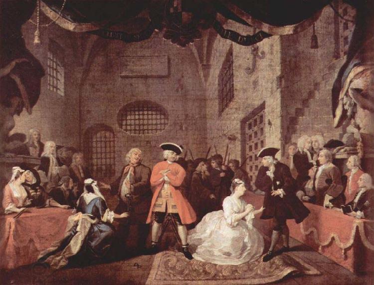 William Hogarth The Beggar Opera VI oil painting picture